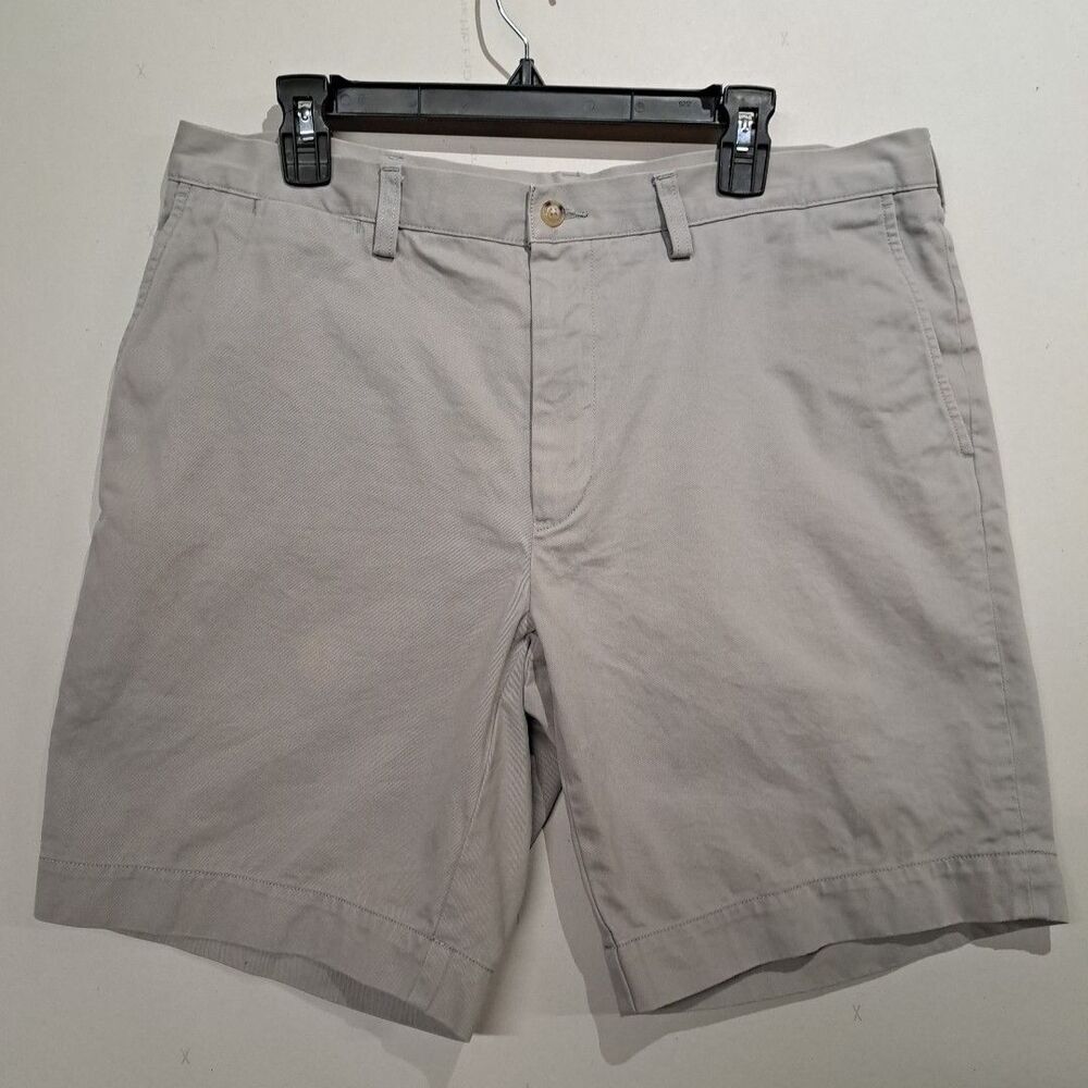 Polo Ralph Lauren 9" Gray Chino Shorts 36 100% Cotton